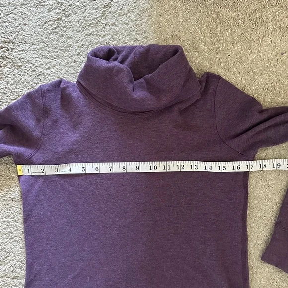 Lululemon Athletica Purple Double Up Reversible Turtleneck Sweatshirt - Picture 7 of 8